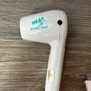 Heat It Craft Tool Embossing Heat Gun Hot Air Tool White, Tested and Works